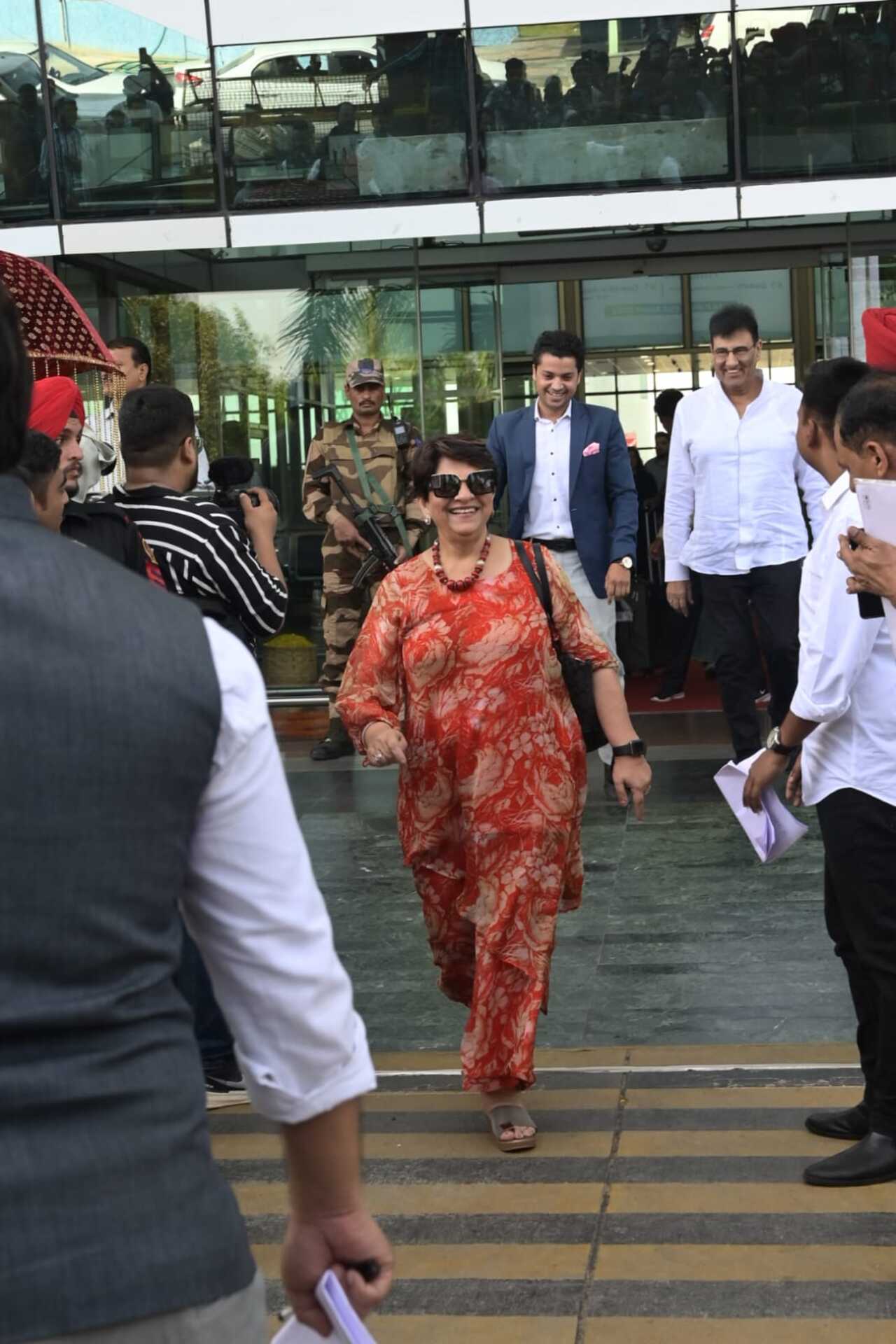 Raghav's mother arrived in Udaipur for the wedding